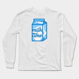 Milk Time: 2% Long Sleeve T-Shirt